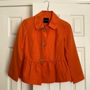 Orange dressy jacket size S